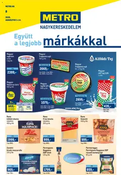 Metro Akciós újság - amely érvényes a következő dátumtól: 01.08.2025