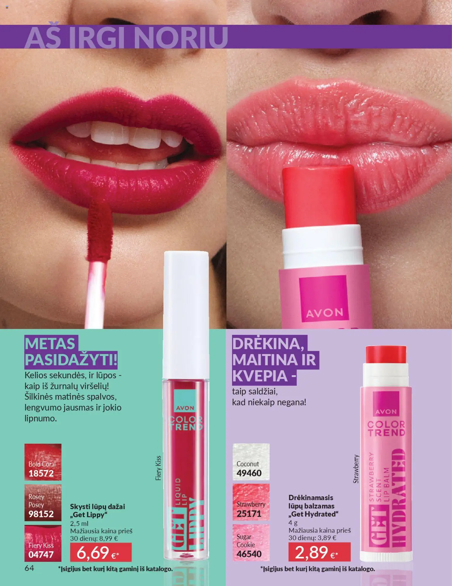 AVON akcijos nuo 01.04.2026 | Puslapis: 64