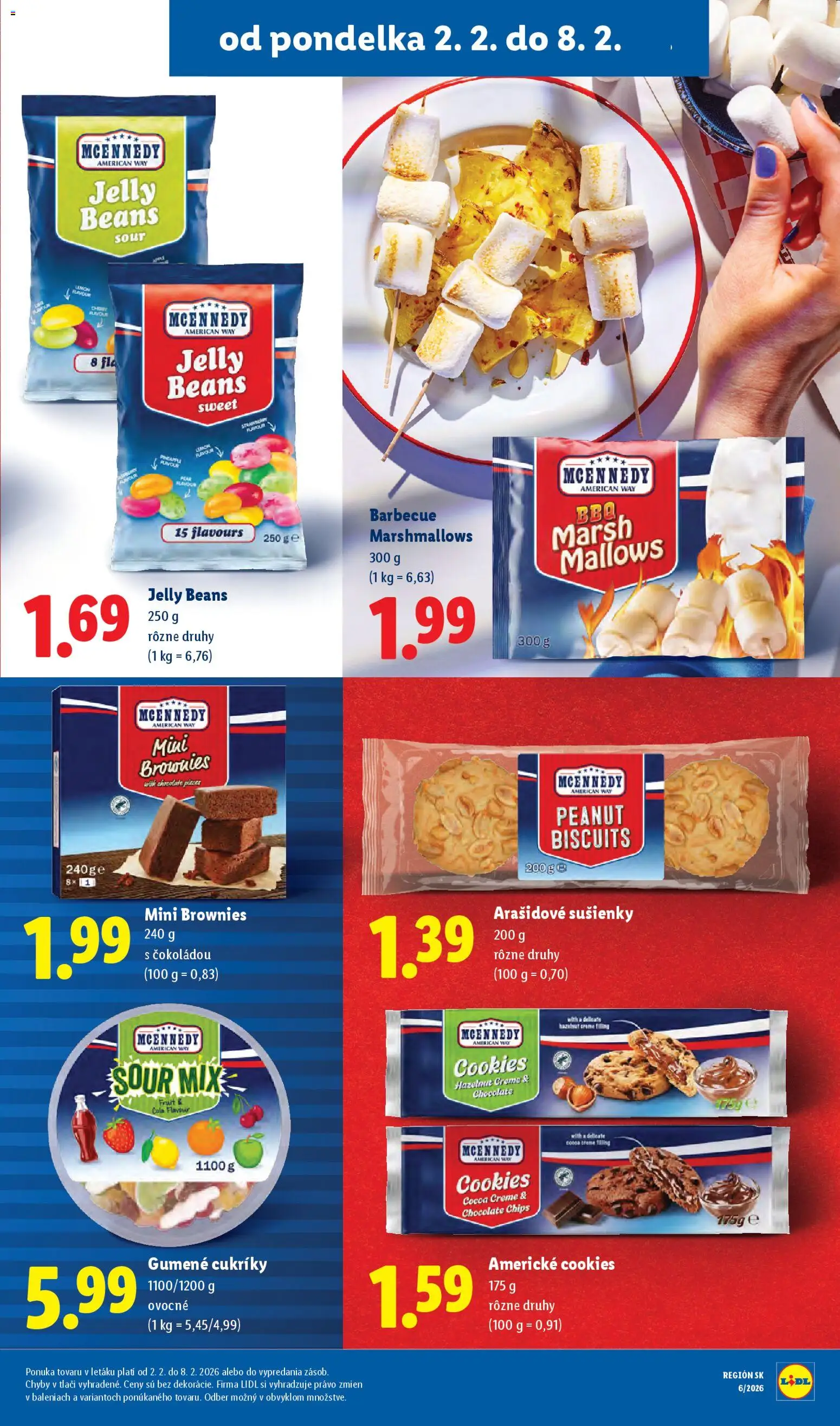 Nové Lidl akcie – leták je platný od 02.02.2026 | Strana: 33 | Produkty: Cukríky