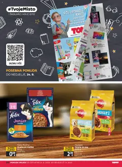 Tommy katalog | vrijedi od 21.08.2025 | Stranica: 30 | Proizvodi: Hrana za pse, Hrana za mačke, Bilježnica, Pisanka