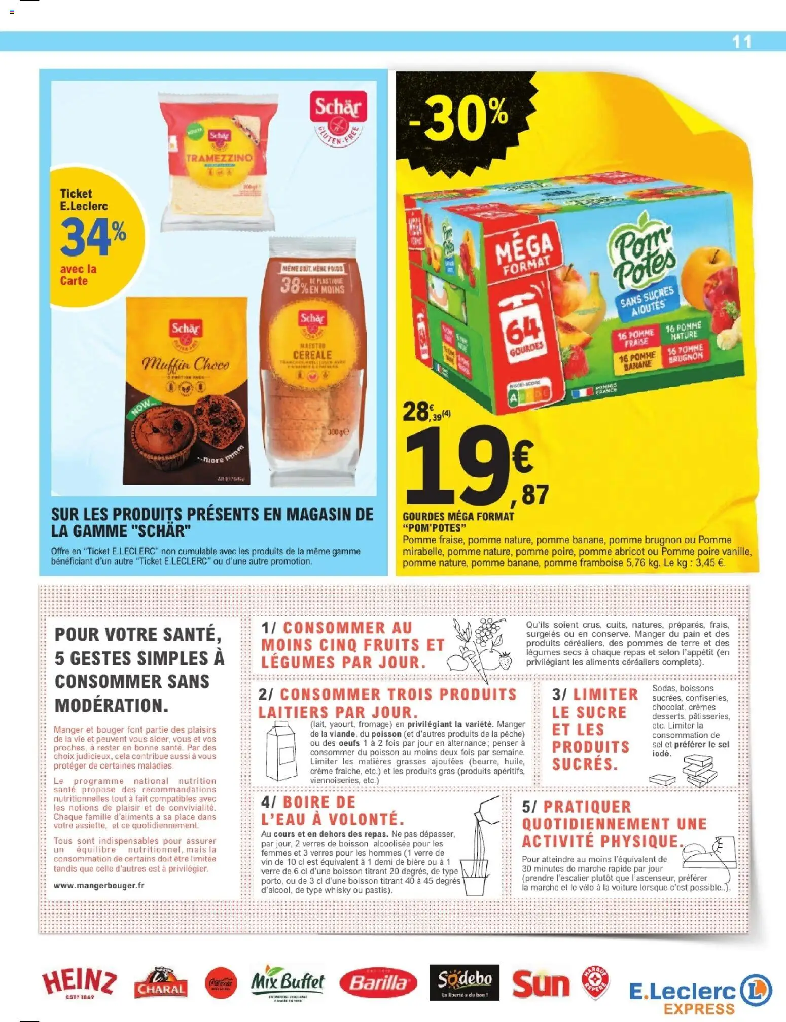 {H1} | Page: 11 | Produits: Whisky, Pom'potes, Banane, Bière