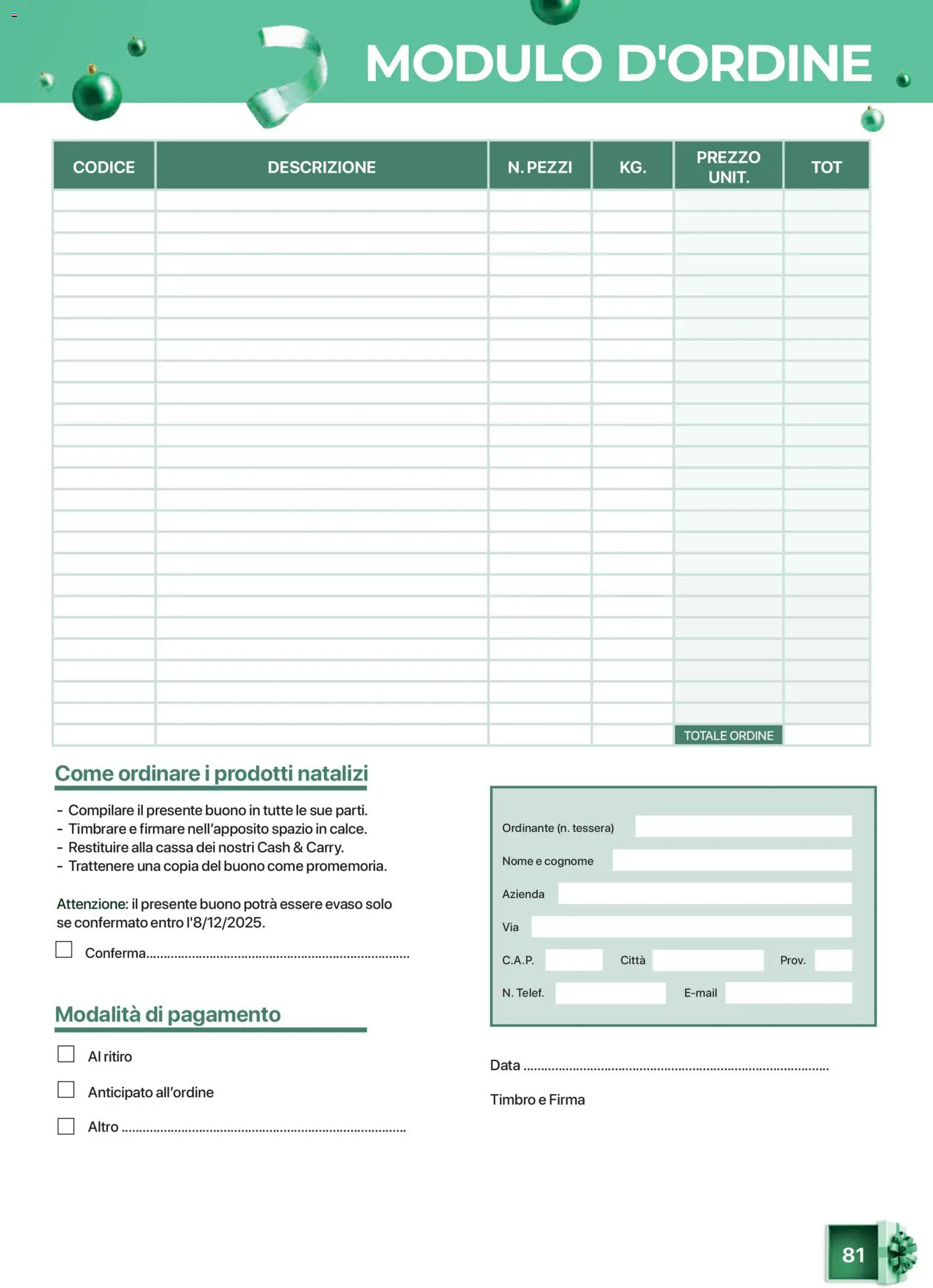 Volantino Sogegross del 05.11.2025 | Pagina: 81 | Prodotti: Data