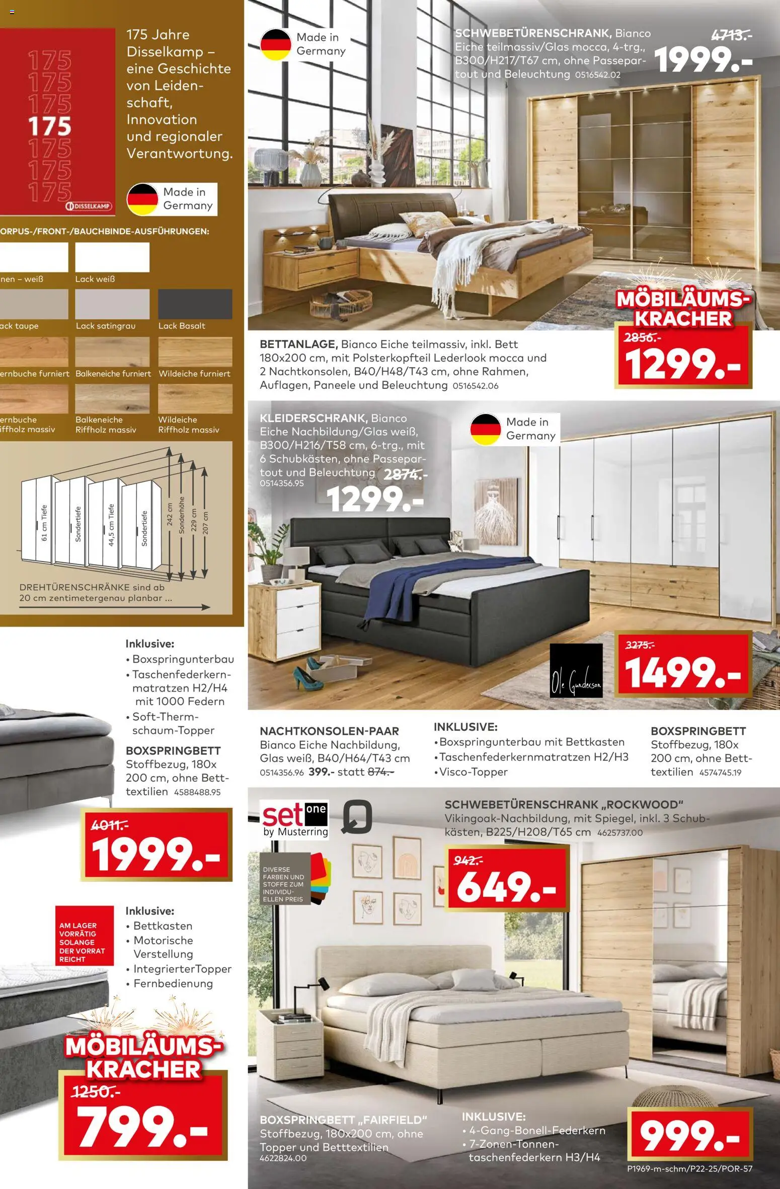 Porta! Prospekt 	 – gültig ab 10.11.2025 | Seite: 9 | Produkte: Bett, Schwebetürenschrank, Boxspringbett, Topper