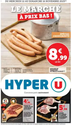 Hyper U - Prévisualisation de Hyper U - Le marché à prix bas ! valide à partir de 09.11.2025