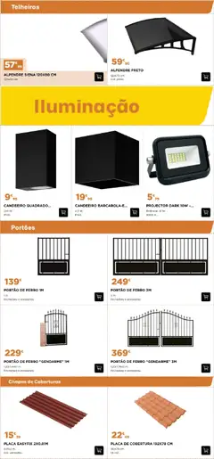 Pré-visualização BricoMarché - Catálogo Jardim Outono Inverno válido de 02.10.2025 | Página: 16 | Produtos: Candeeiro, Portão, Ferro