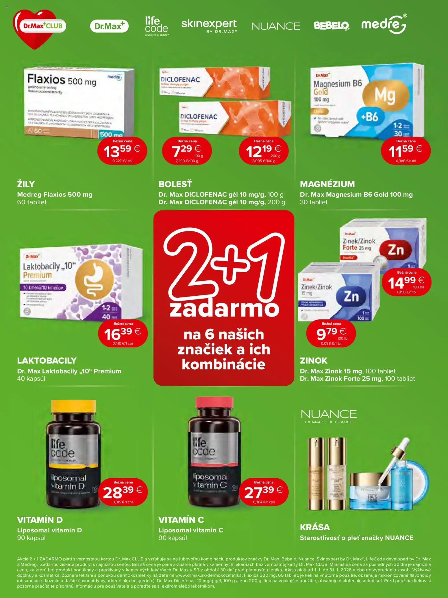 Nové Dr. Max akcie – leták je platný od 01.01.2026 | Strana: 11