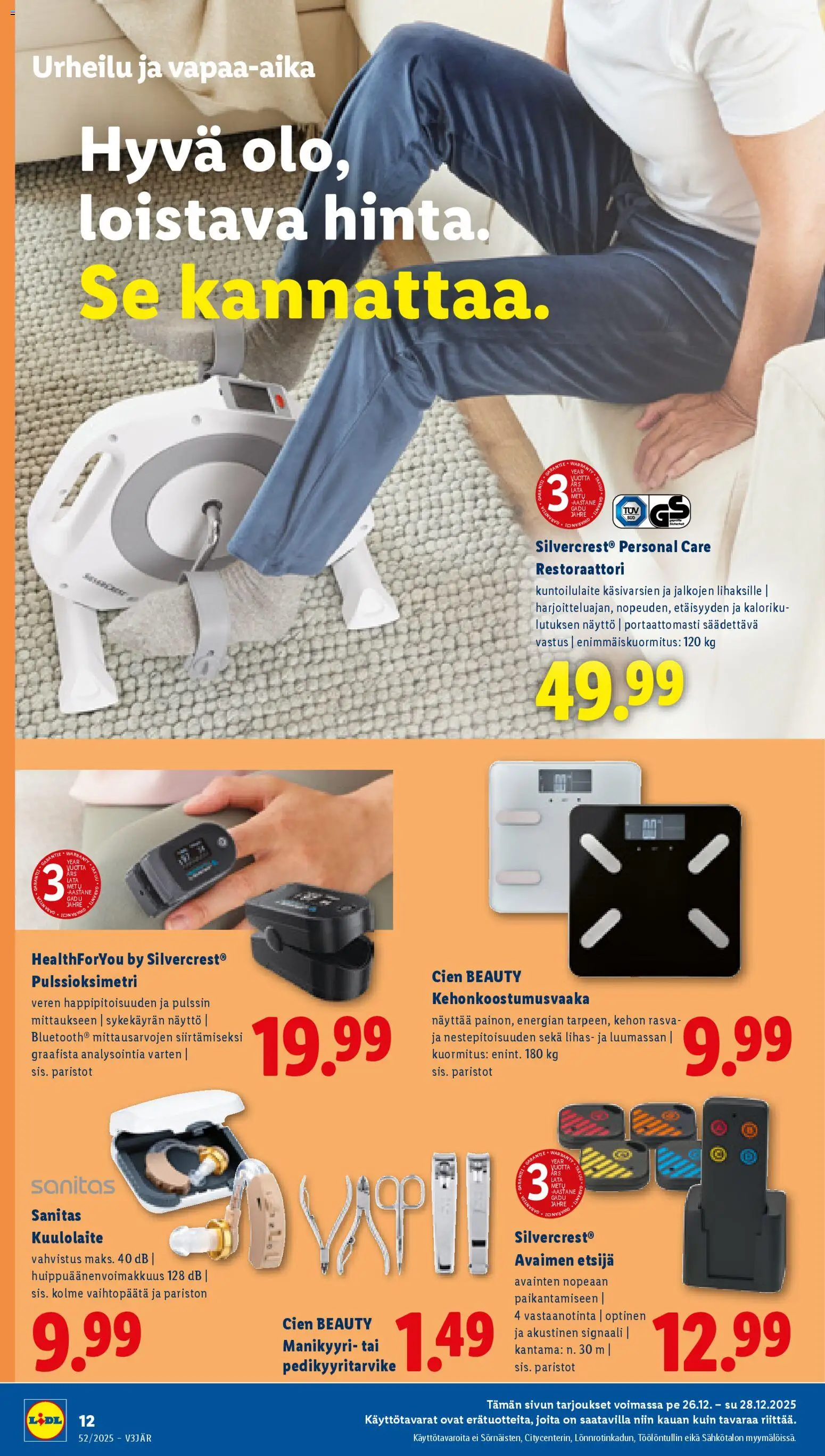 Lidl tarjoukset - Helsinki – voimassa 26.12.2025 alkaen | Sivu: 12 | Tuotteet: Paristot, Näyttö