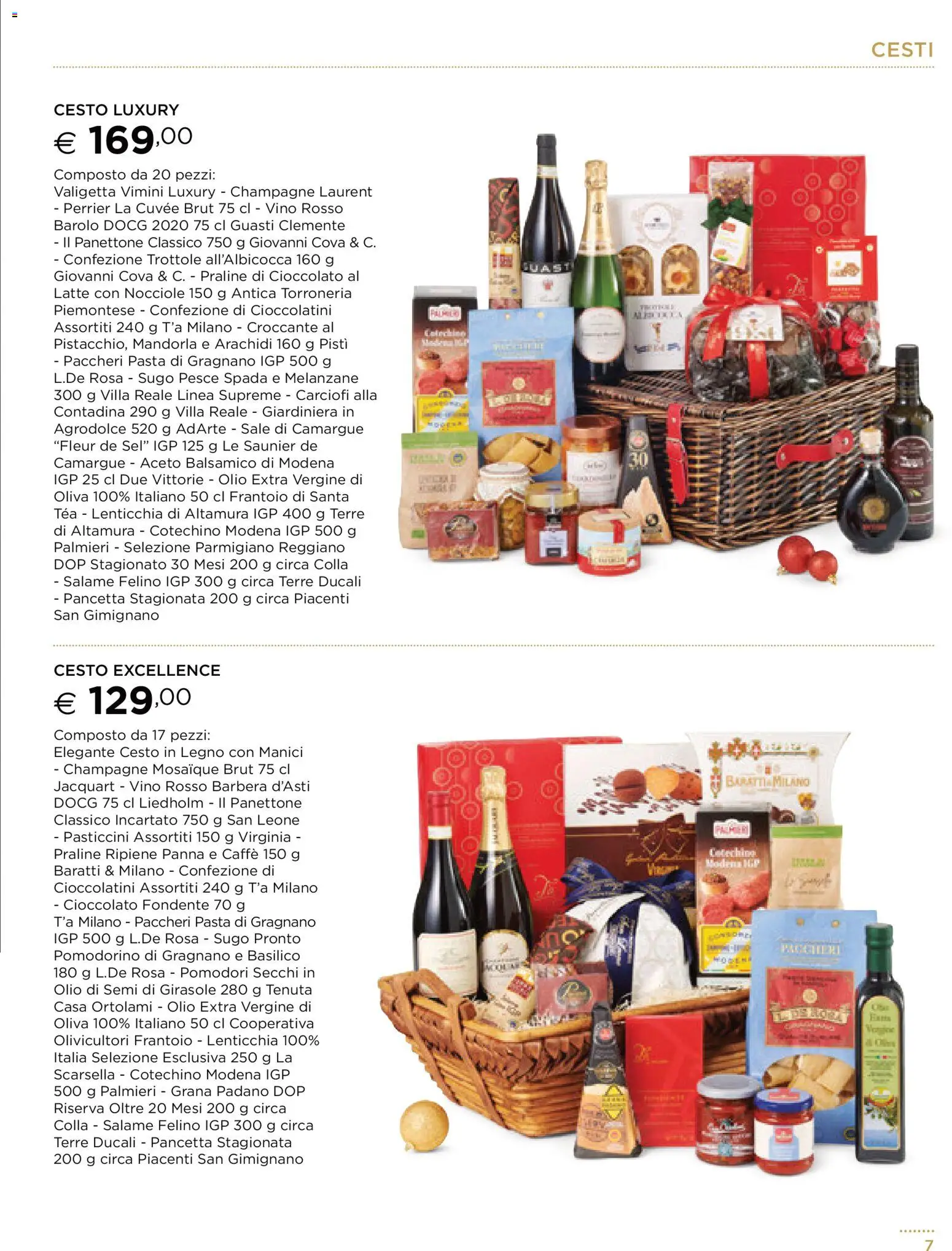 Volantino Esselunga S del 13.11.2025 | Pagina: 7 | Prodotti: Salame, Carciofi, Panettone, Melanzane