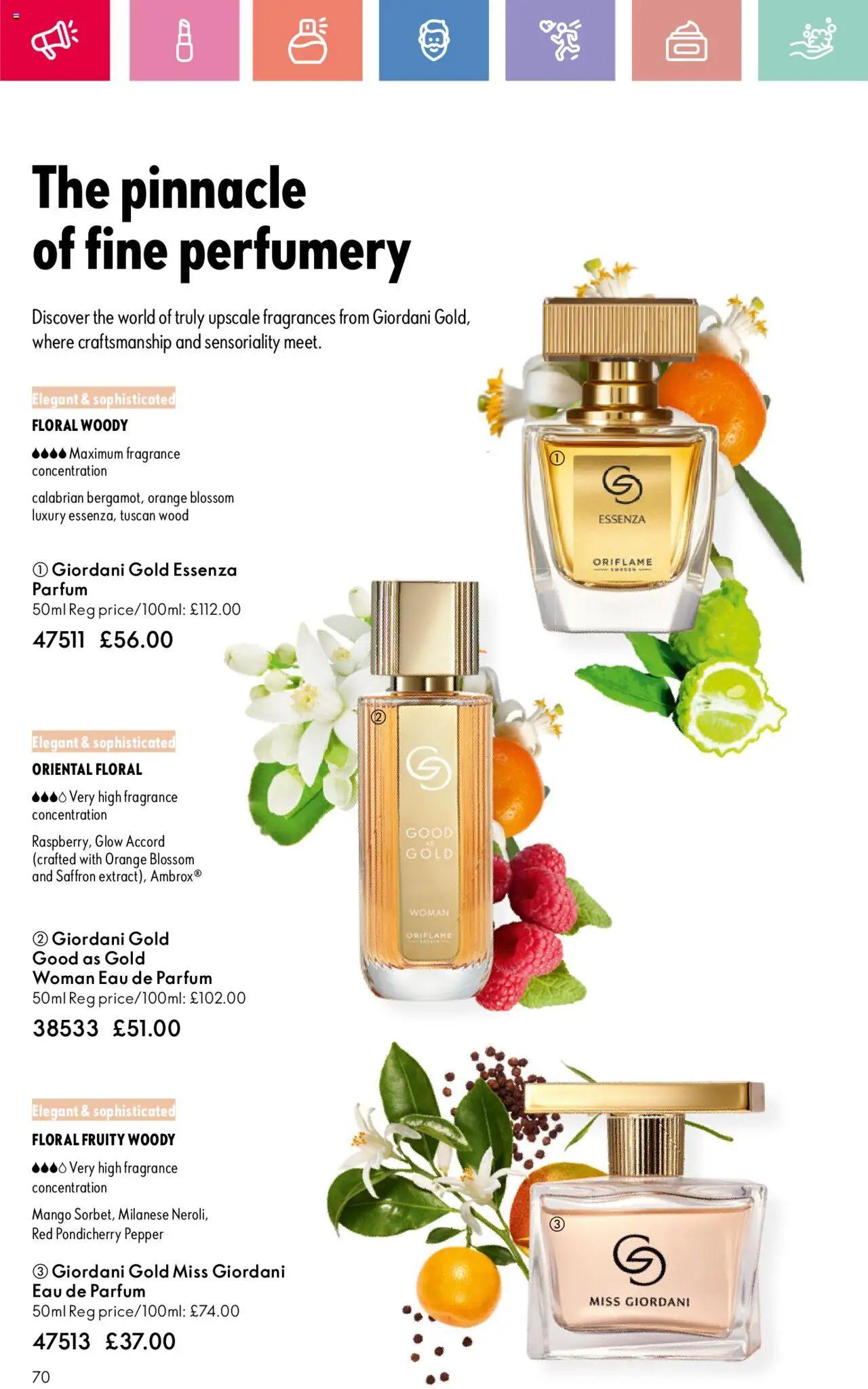  | Page: 70 | Products: Fragrance, Mango, Pepper, Orange