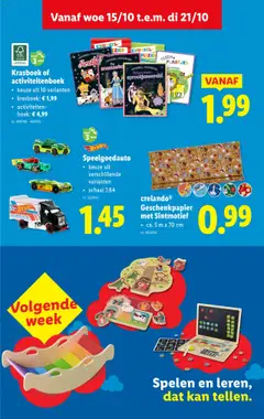 Lidl Folder week 42 - Voorbeeld van een folder van Lidl, geldig van 15.10.2025 | Pagina: 39 | Producten: Boek, Kan, Schaal