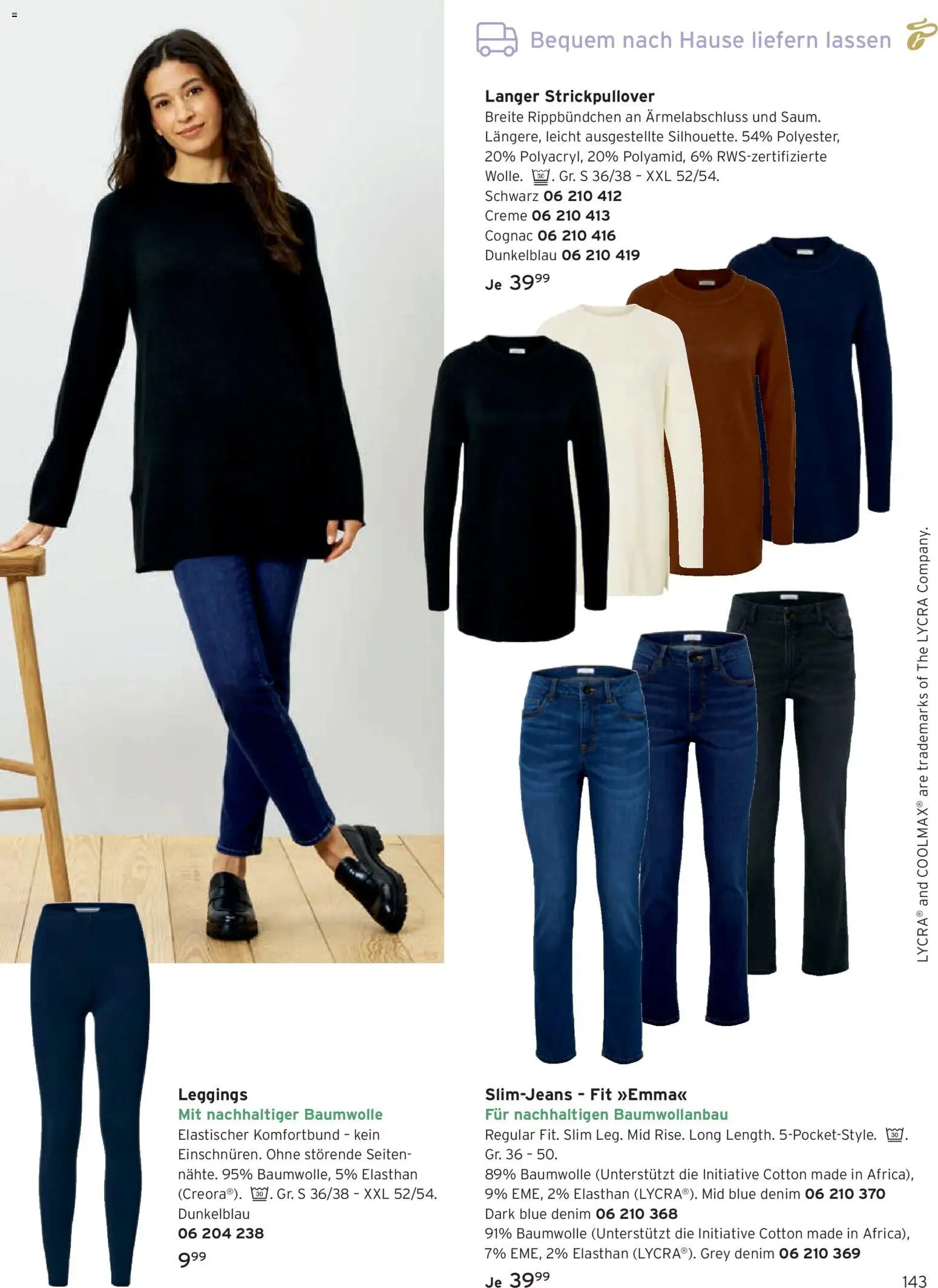 Tchibo Katalog Advent 2025 – gültig ab 14.11.2025 | Seite: 143 | Produkte: Creme, Leggings