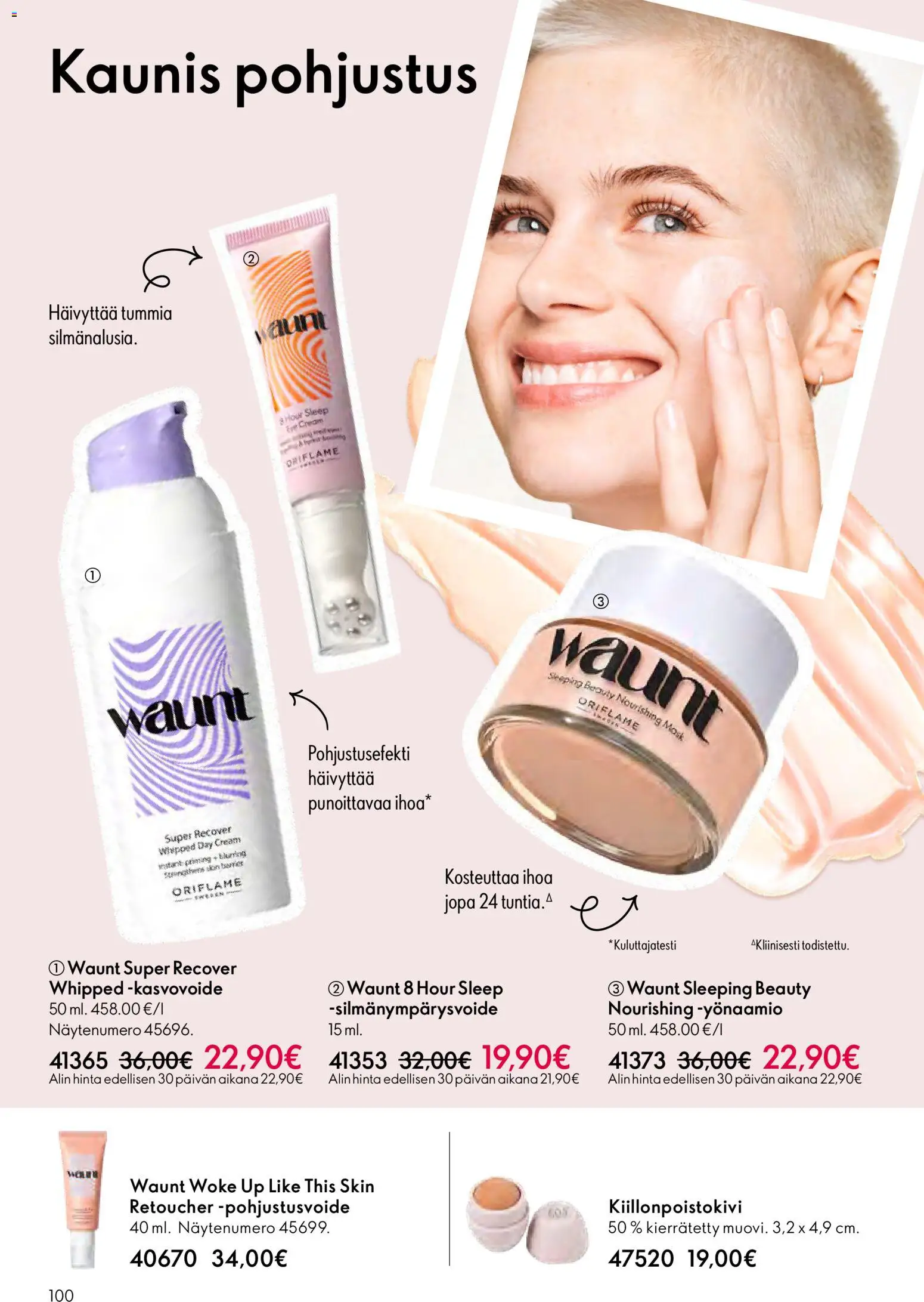 Oriflame - Esite 04 – voimassa 11.03.2026 alkaen | Sivu: 100 | Tuotteet: Kasvovoide, Silmänympärysvoide