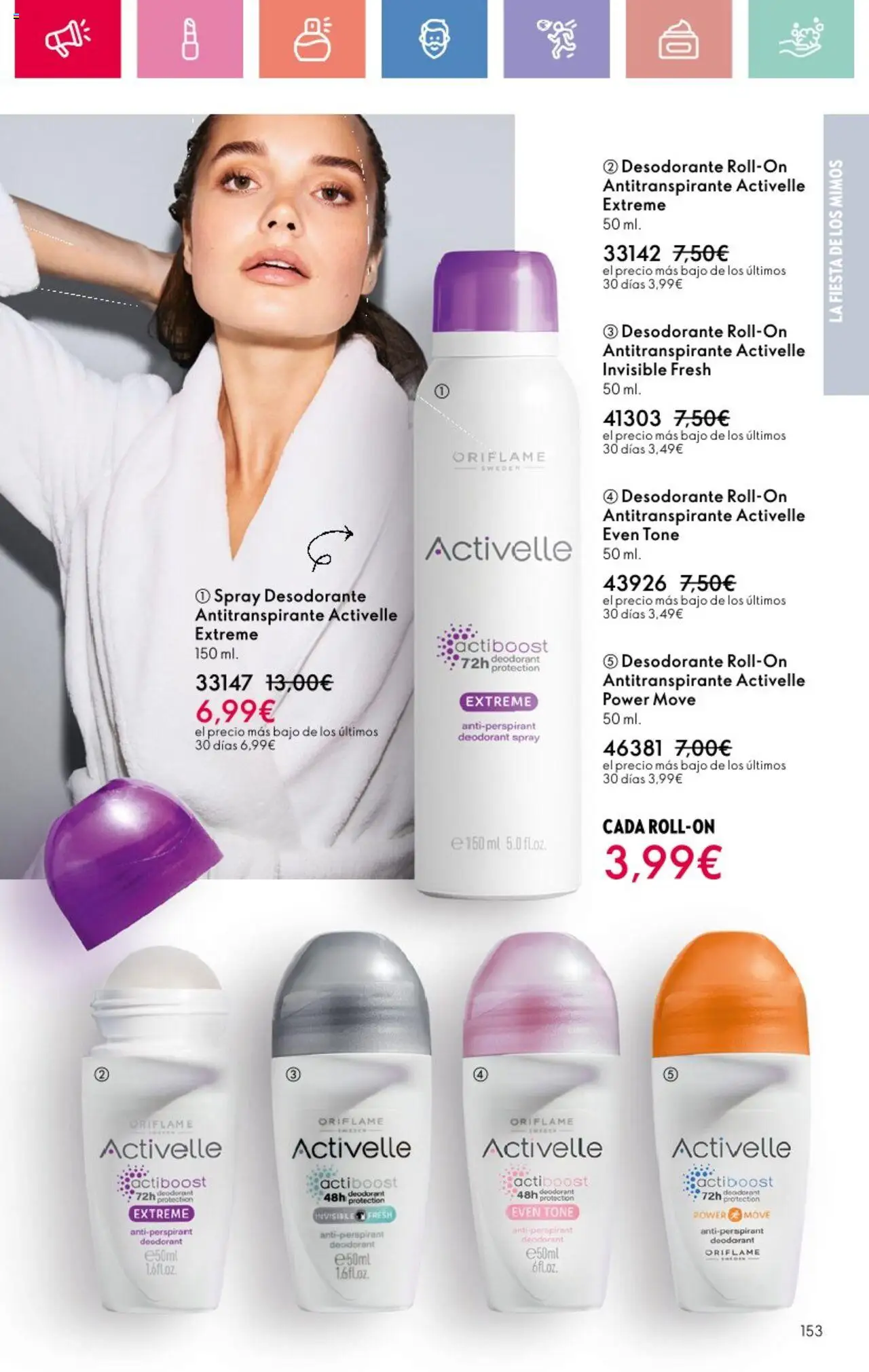 Oriflame - Catálogo Campaña 11 │ válido desde el 03.08.2025 | Página: 153 | Productos: Desodorante, Antitranspirante