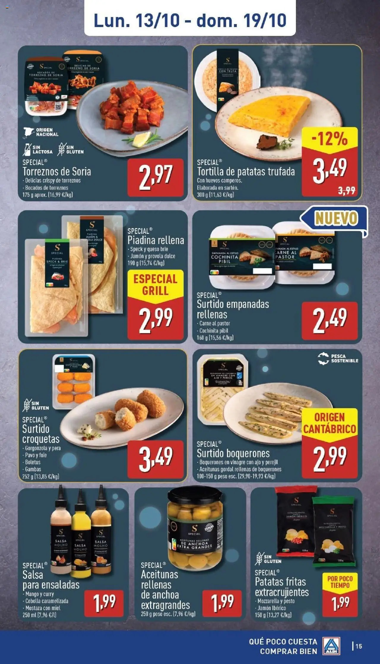 Aldi folleto Península │ válido desde el 13.10.2025 | Página: 15 | Productos: Jamón ibérico, Jamón, Ρούτερ, Δεξαμενή
