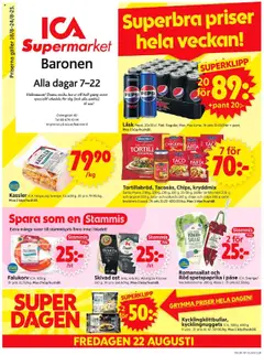 ICA Supermarket - Stockholm - Förhandsvisning av reklamblad från butik ICA Supermarket aktuell från 18.08.2025