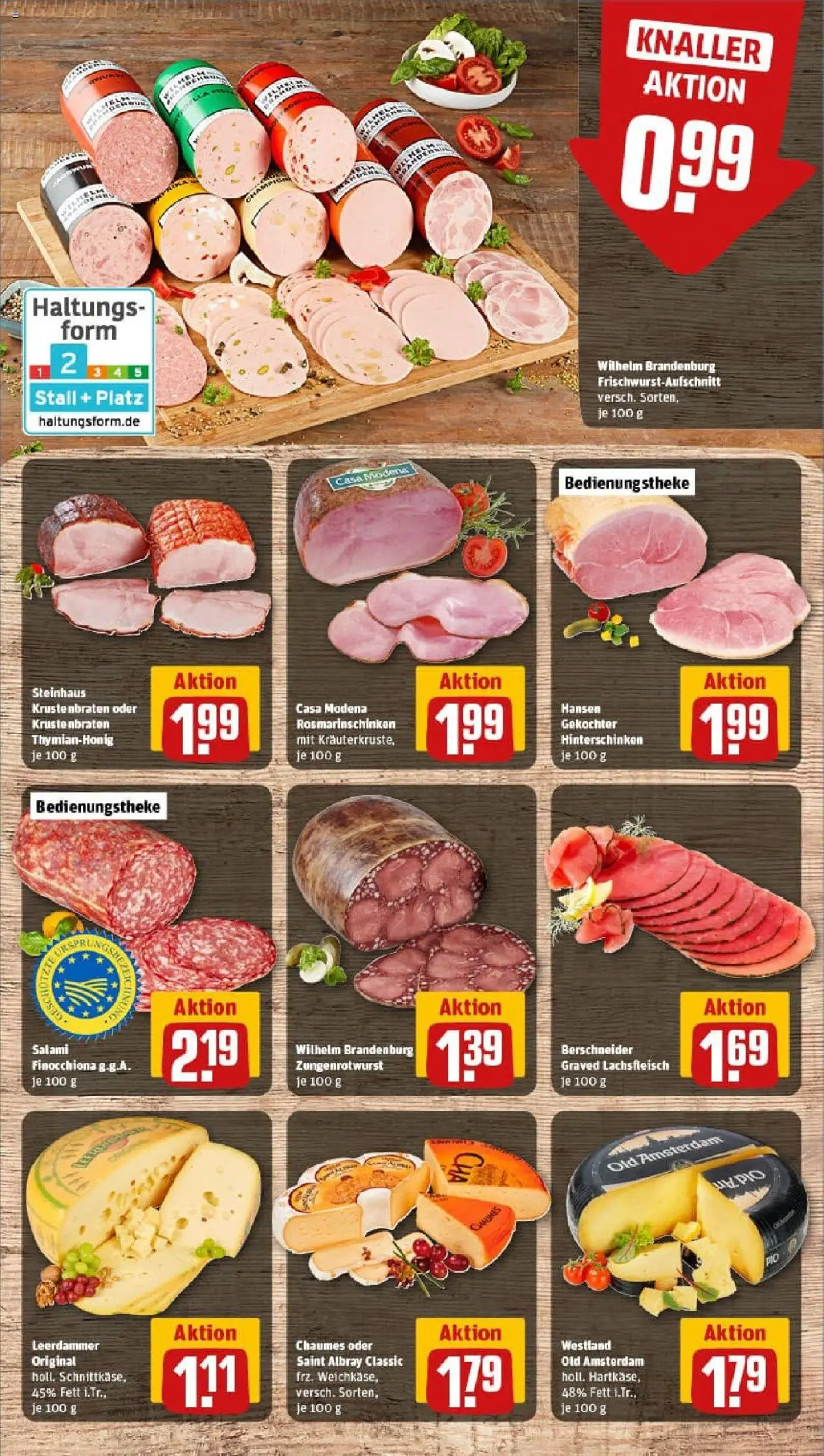 Rewe prospekt Jork	 – gültig ab 01.09.2025 | Seite: 11 | Produkte: Krustenbraten, Leerdammer, Salami
