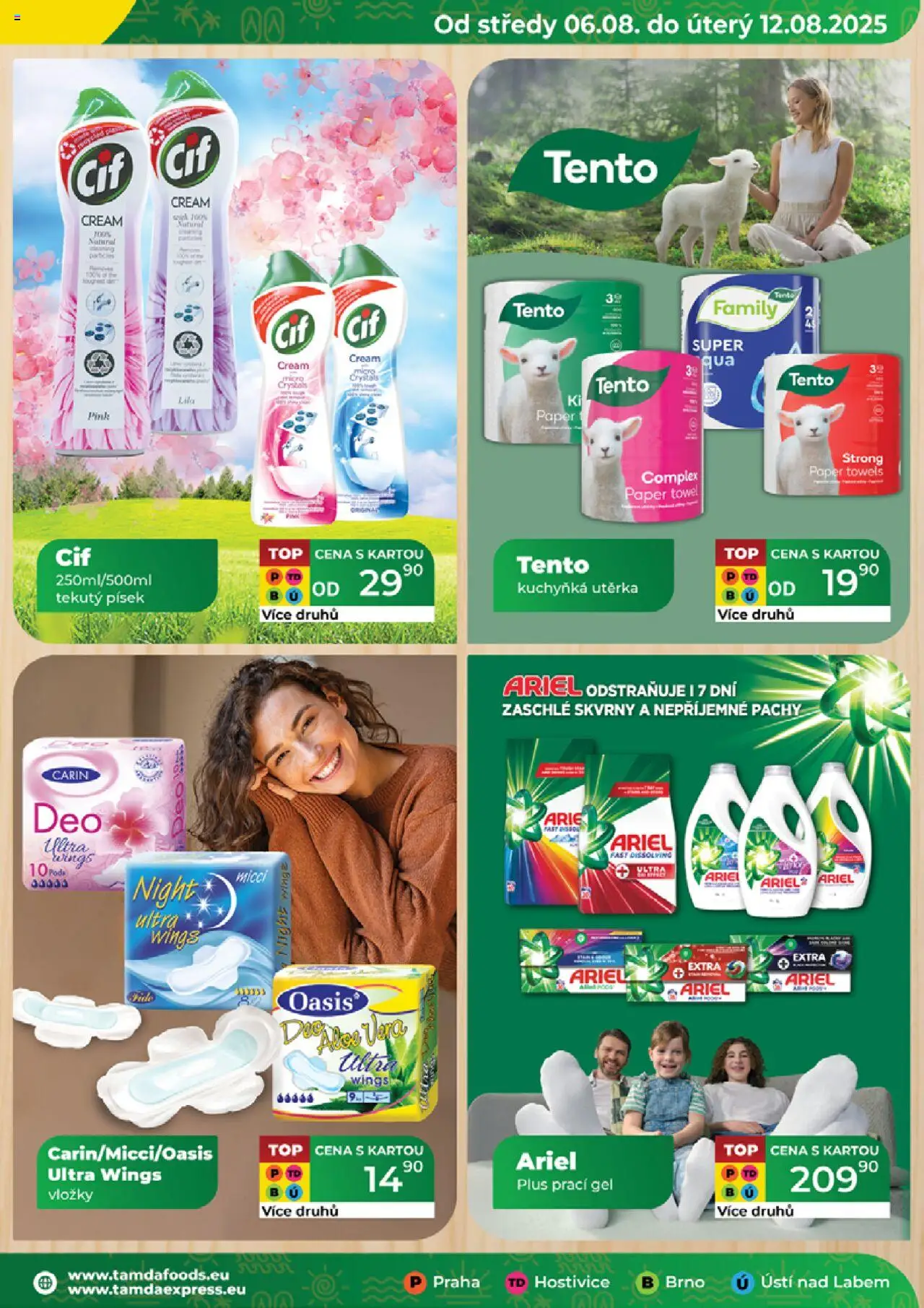 Tamda Foods leták od 06.08.2025 | Strana: 19 | Produkty: Kuchyňka, Prací gel, Písek, Ariel