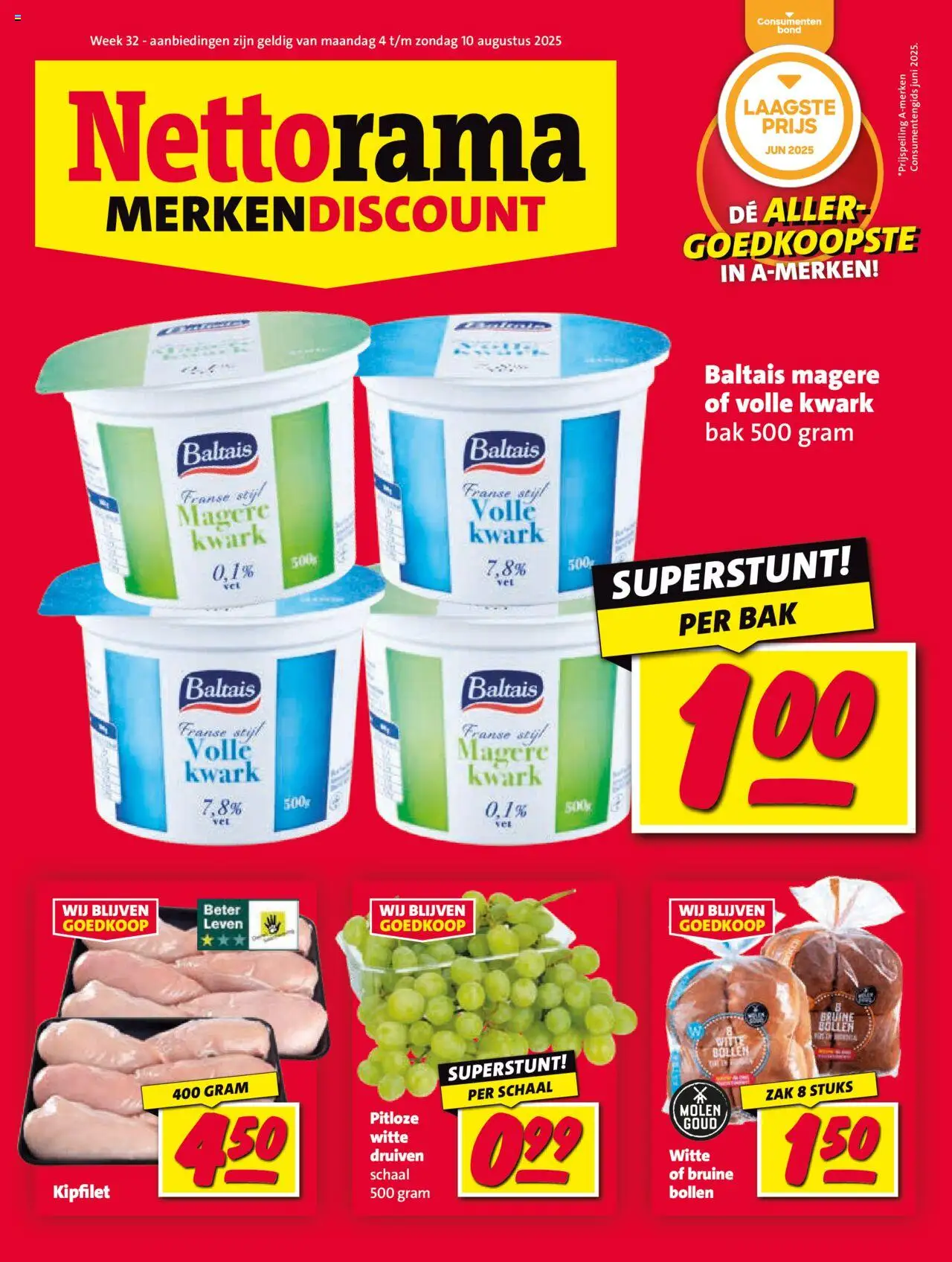  | Pagina: 1 | Producten: Schaal, Kwark, Zak, Druiven