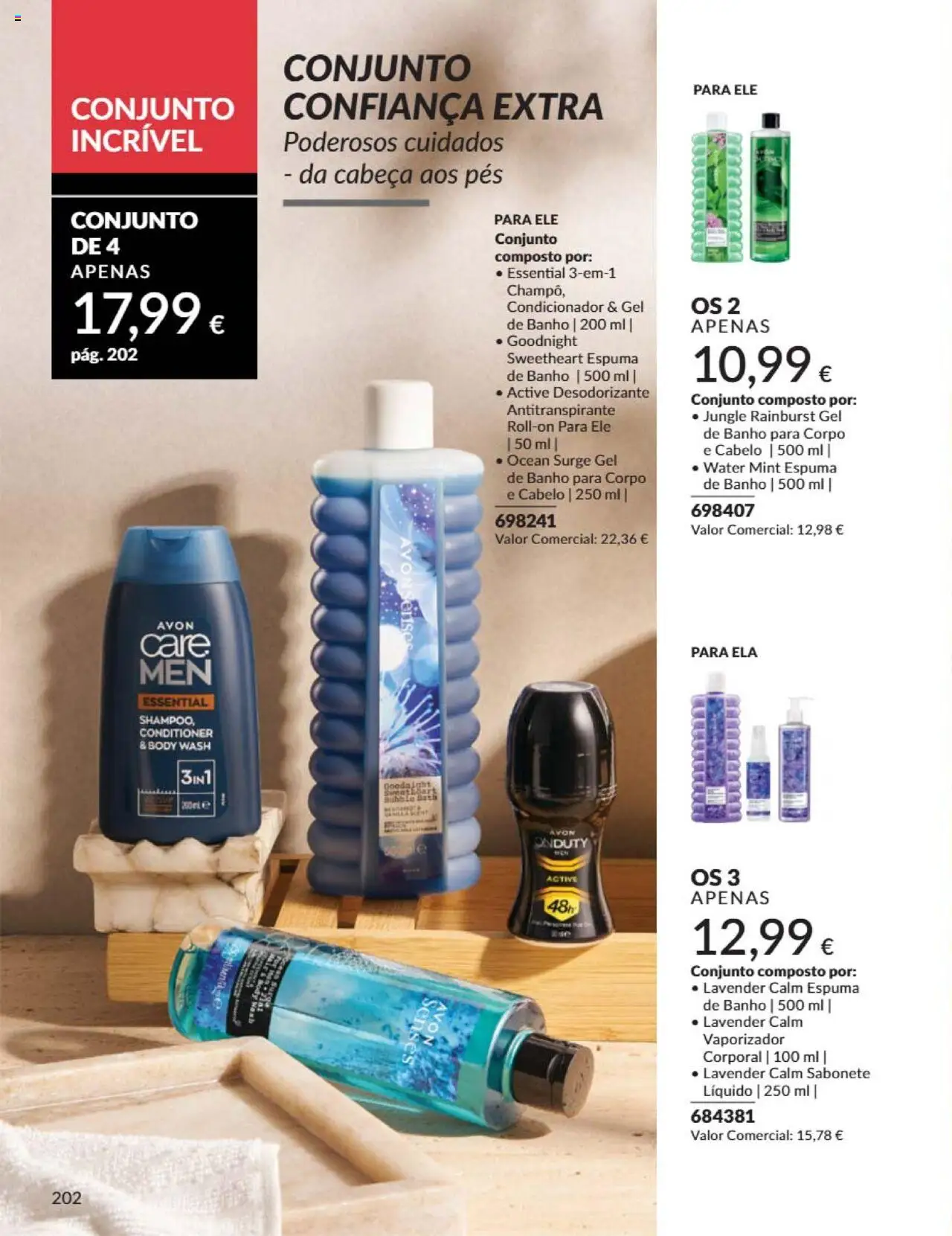 Catálogo Avon Campanha 6 │ válido de 01.06.2025 | Página: 202 | Produtos: Condicionador, Sabonete líquido, Espuma de banho, Desodorizante