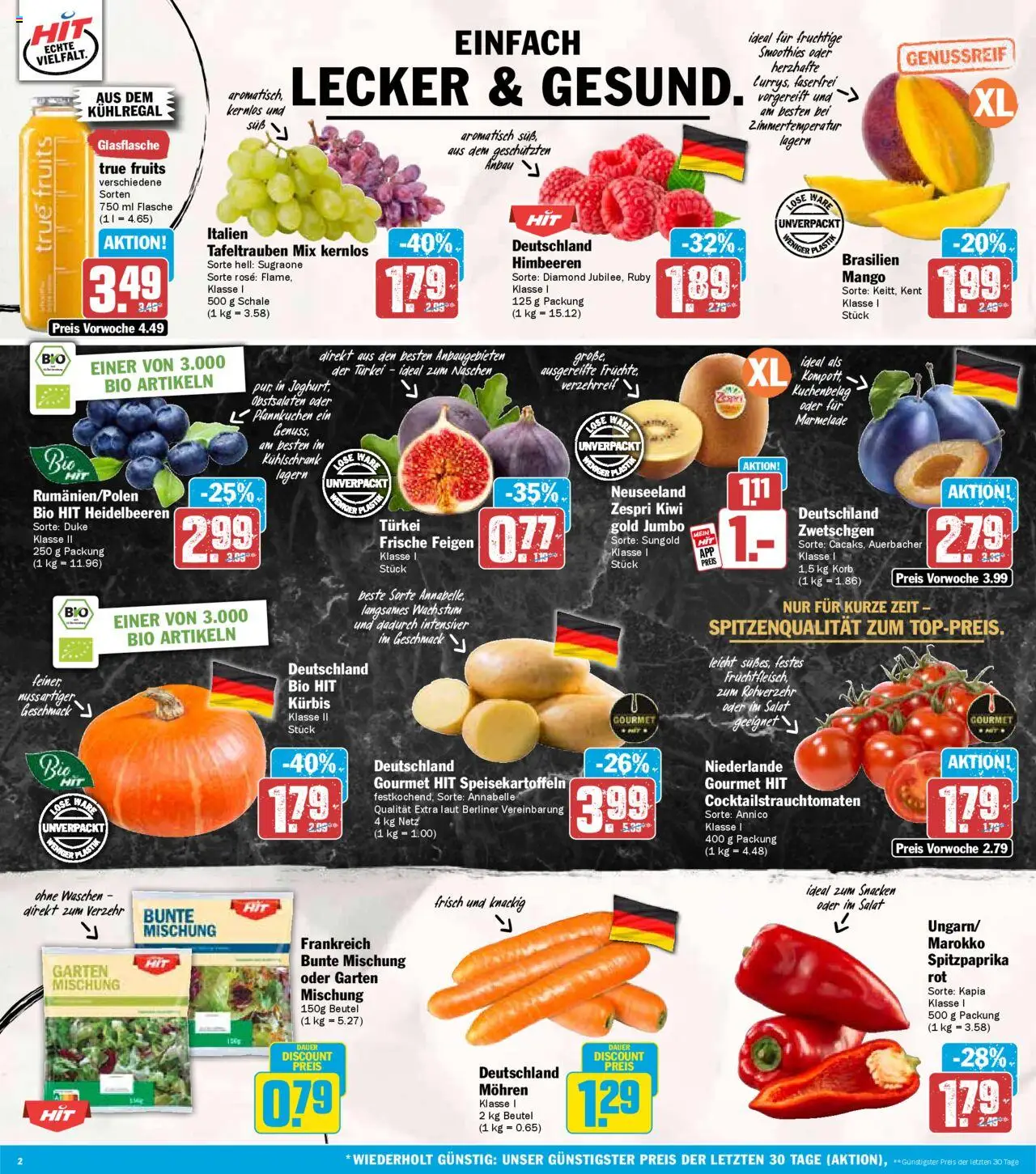 HIT - Nordrhein-Westfalen - gültig ab dem 18.08.2025 | Seite: 2 | Produkte: Korb, Pfannkuchen, Mohren, Salat