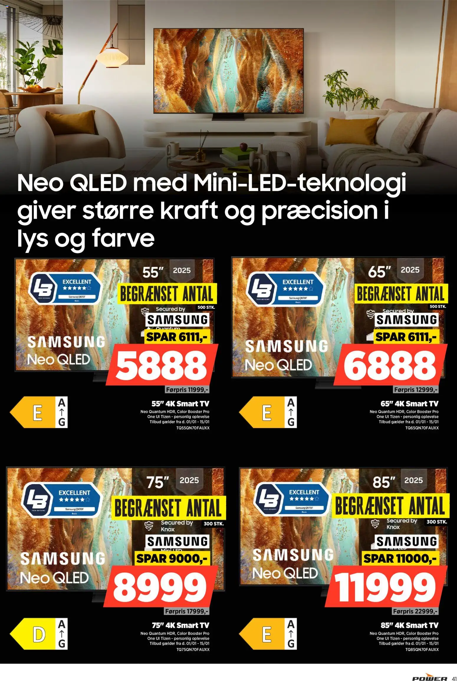 Power tilbudsavis – gyldig fra 09.01.2026 | Side: 41 | Produkter: Smart TV, TV