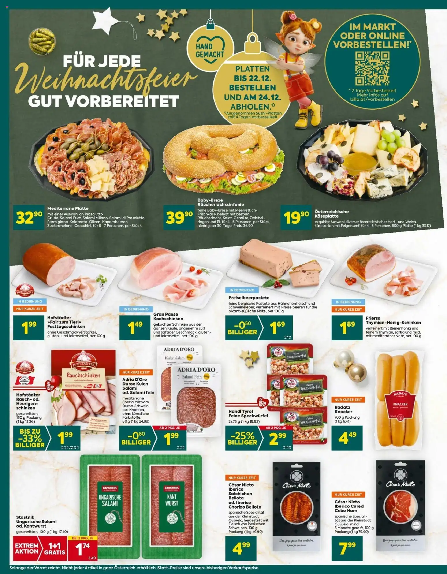Billa Plus Flugblatt - Salzburg gültig ab 11.12.2025 | Seite: 8 | Produkte: Wurst, Salami, Schinken