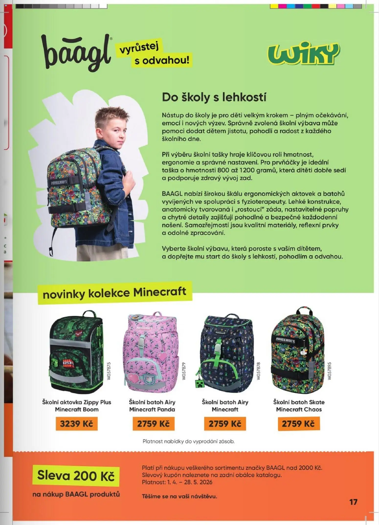 Wiky katalog od 01.04.2026 | Strana: 17 | Produkty: Batoh, Aktovka, Taška, Tašky