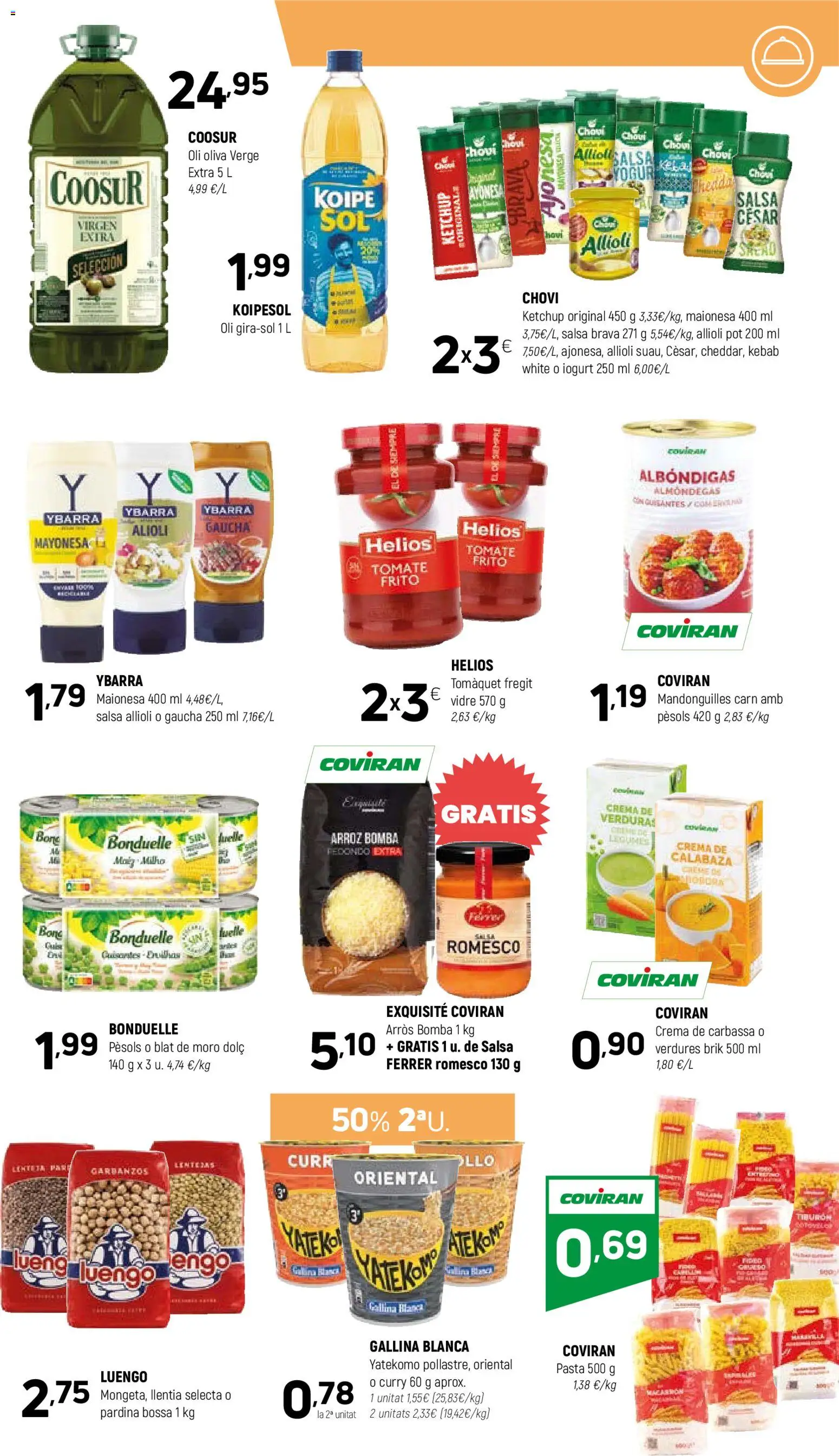 Coviran - Cataluna │ válido desde el 07.04.2026 | Página: 7 | Productos: Πράσινο τσάι, Yogur, Salsa brava, Arroz