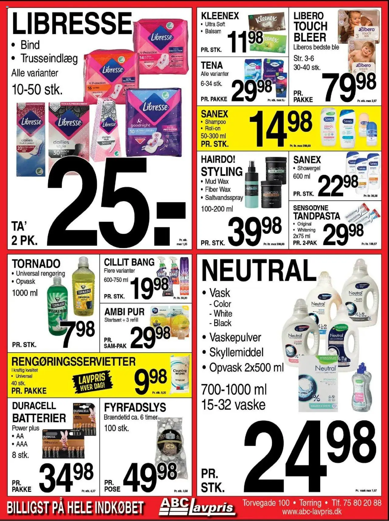 Abc Lavpris tilbudsavis – gyldig fra 15.10.2025 | Side: 7 | Produkter: Balsam, Tandpasta, Skyllemiddel, Batterier