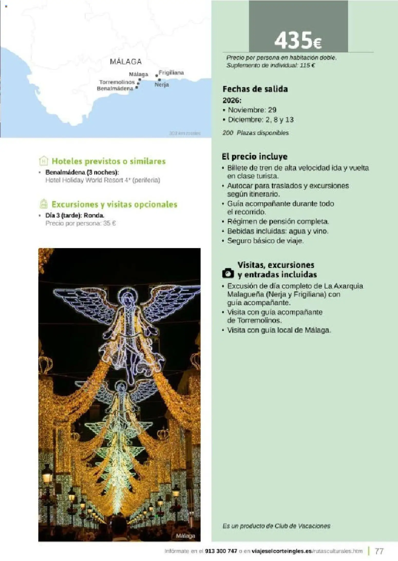 Viajes El Corte Inglés Rutas Culturales de la Comunidad de Madrid │ válido desde el 01.04.2026 | Página: 77