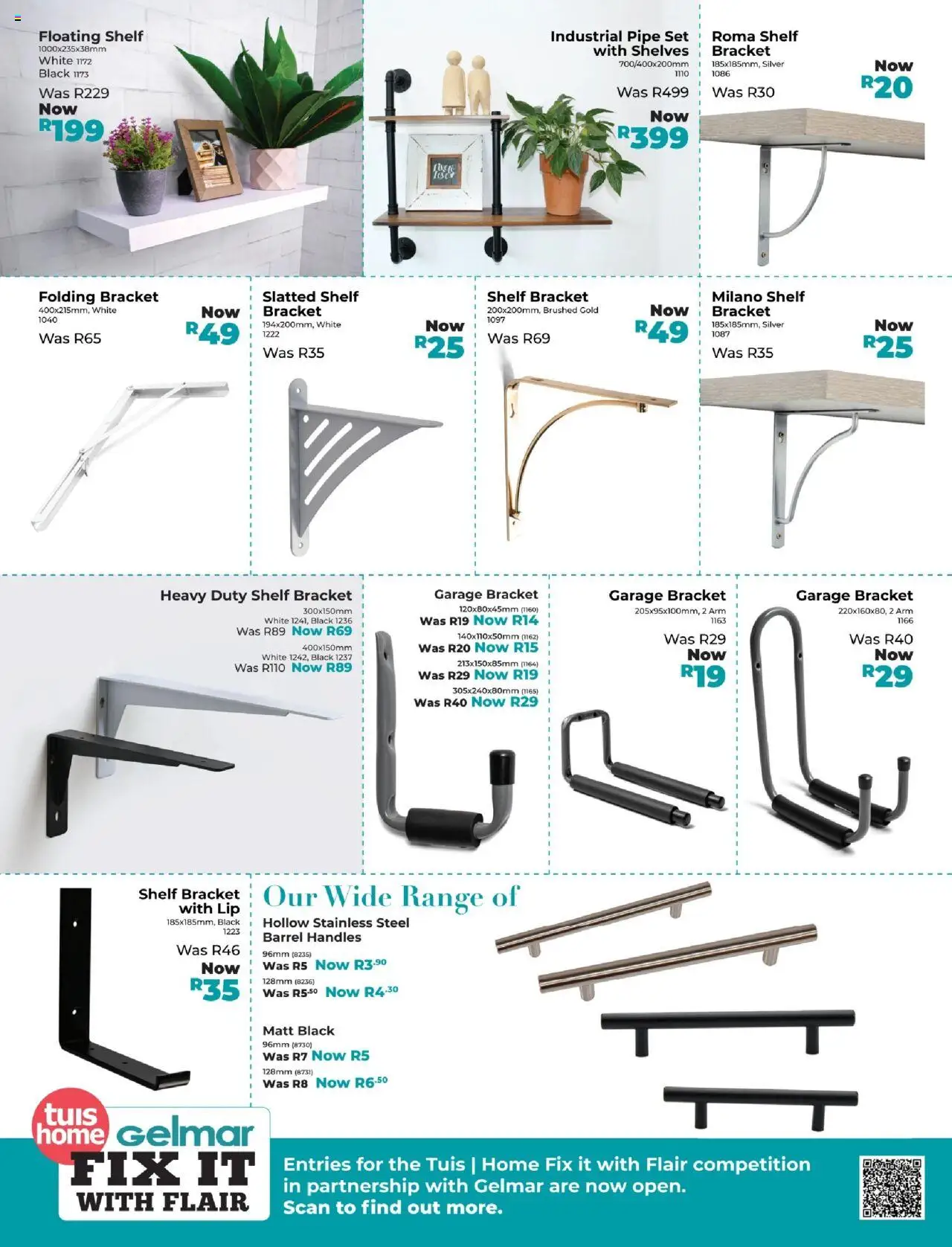 New Gelmar catalogue – valid from 01.10.2025 | Page: 6 | Products: Shelf, Pipe