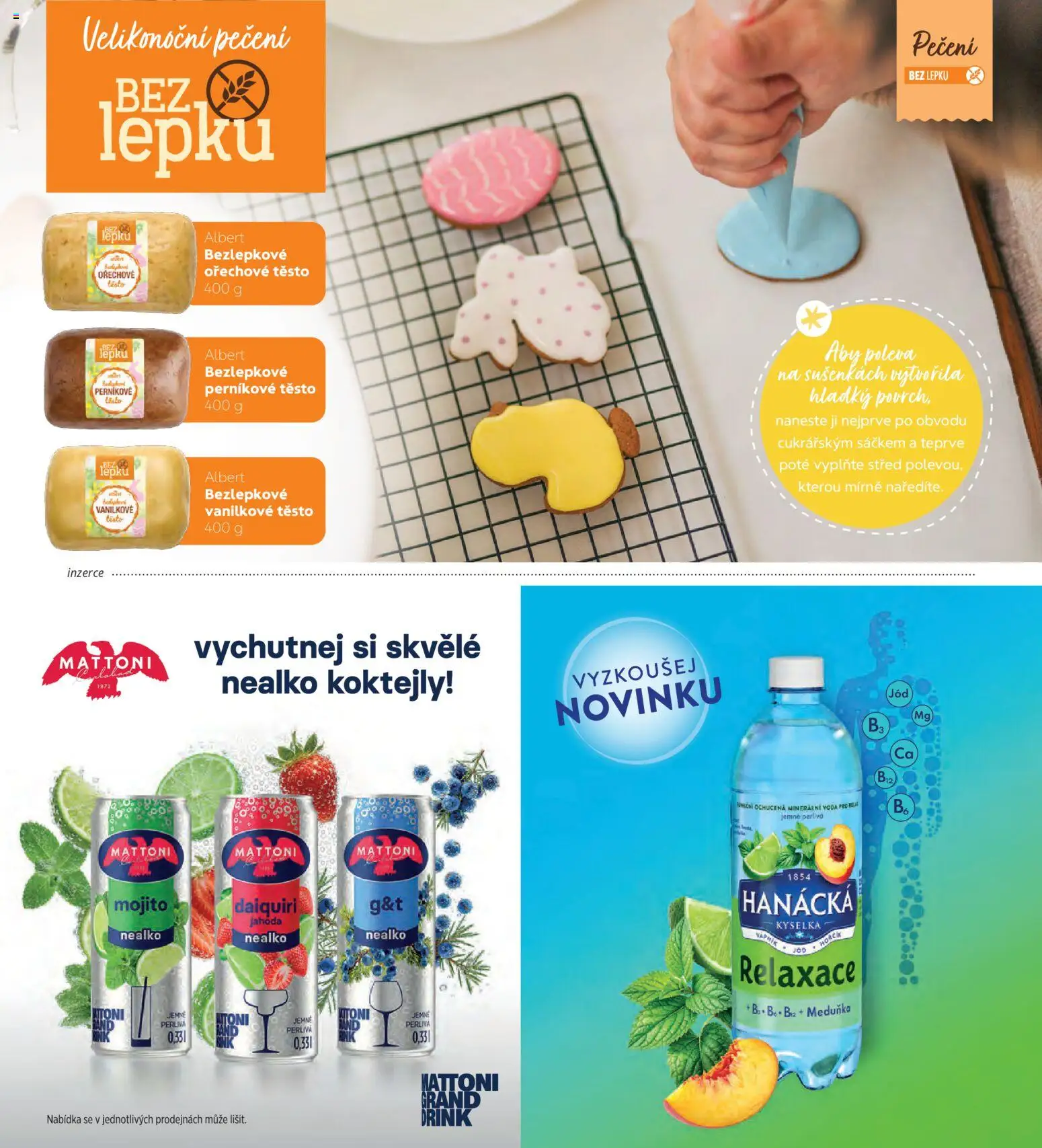 Albert magazín od 01.03.2026 | Strana: 39 | Produkty: Mattoni, Mojito, Minerální voda, Těsto