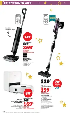 Super U - Prévisualisation de Super U catalogue Multimédia valide à partir de 02.12.2025 | Page: 20 | Produits: Aspirateur, Robot, Aspirateur balai, Aspirateur robot