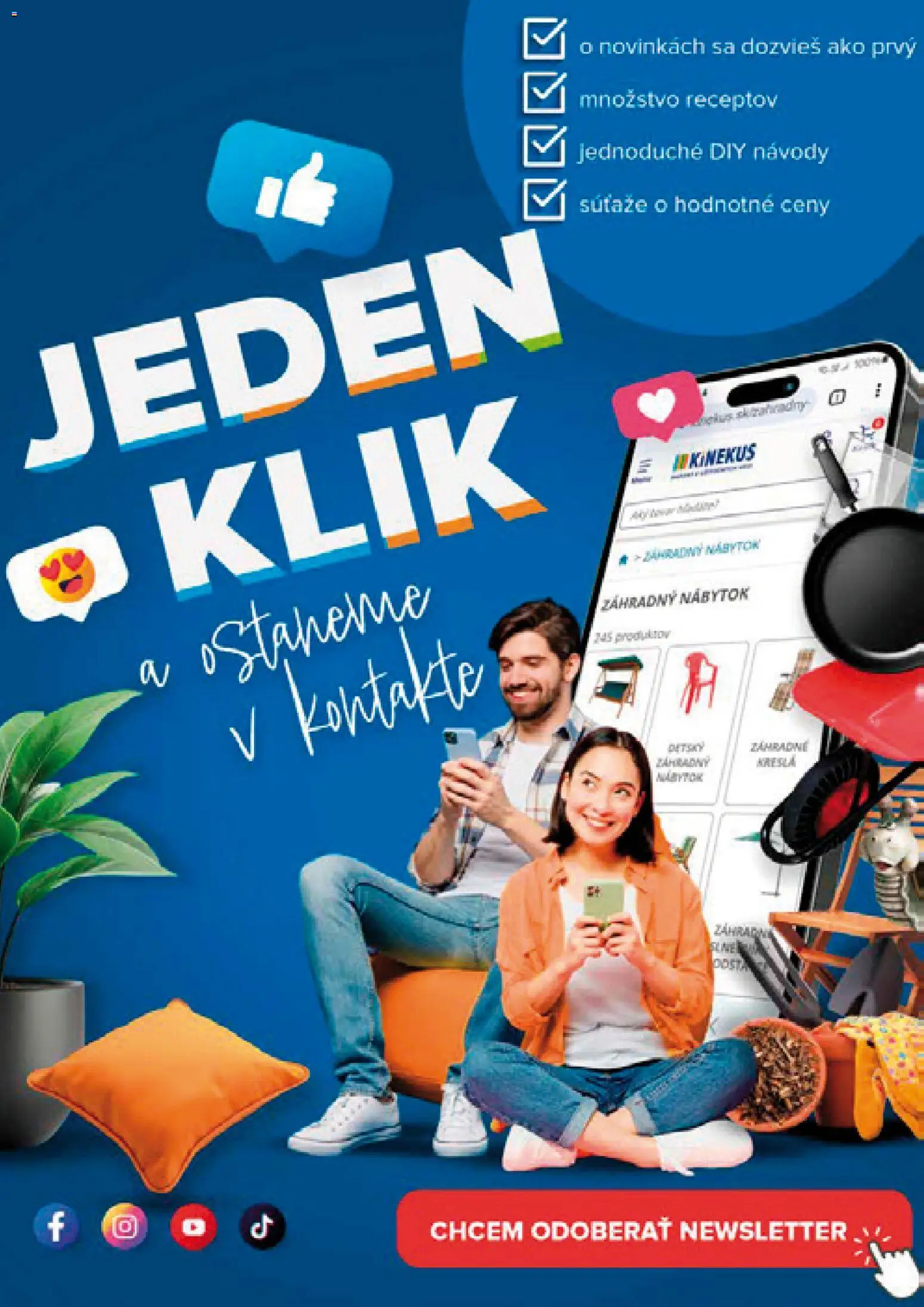 Nové Kinekus akcie – leták je platný od 01.11.2025 | Strana: 16 | Produkty: Nábytok, Kreslá, Záhradný nábytok