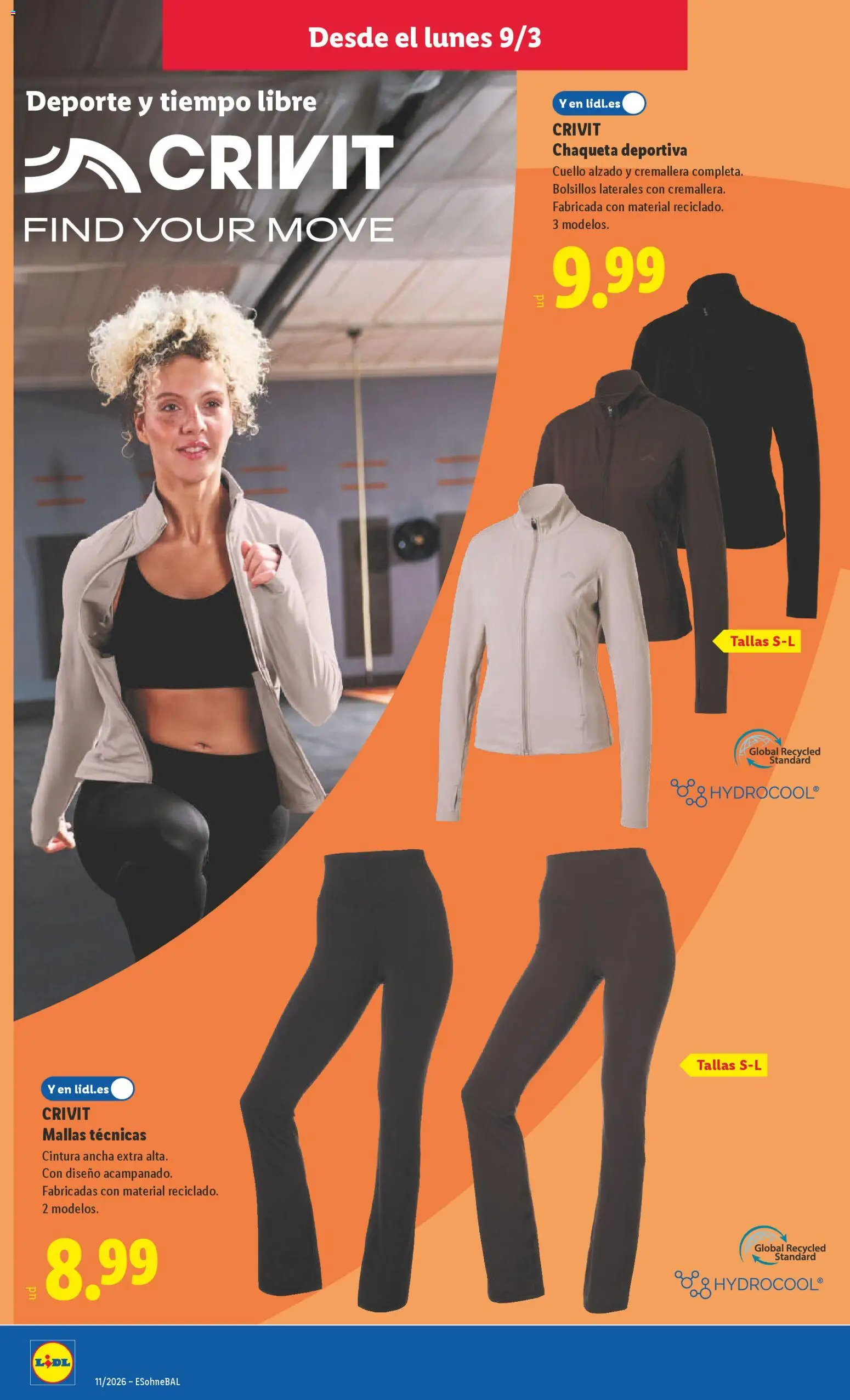 Lidl folleto de bazar │ válido desde el 09.03.2026 | Página: 6 | Productos: Chaqueta