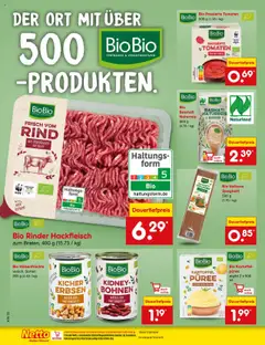 Netto Marken-Discount Prospekt 	 - gültig ab dem 11.08.2025 | Seite: 16 | Produkte: Tomaten, Erbsen, Hackfleisch