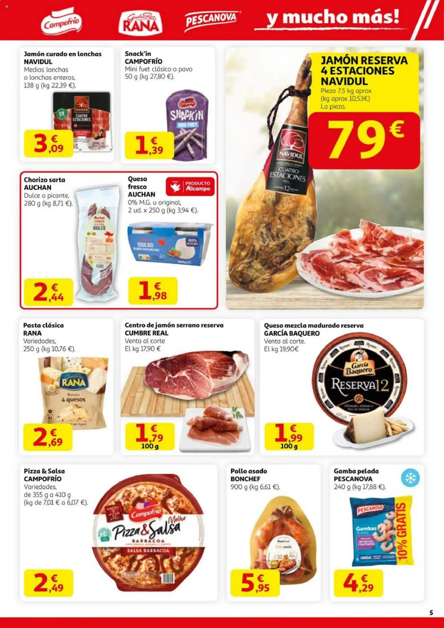Alcampo -  SM Nacional │ válido desde el 23.10.2025 | Página: 5 | Productos: Jamón serrano, Medias, Jamón, Barbacoa