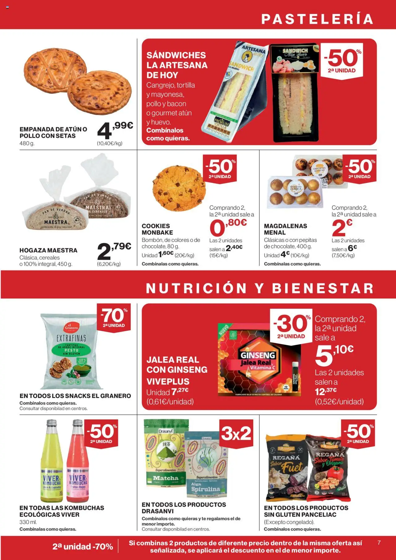 Supercor Exprés Canarias │ válido desde el 31.07.2025 | Página: 7 | Productos: Chocolate, Arroz, Cereales, Magdalenas