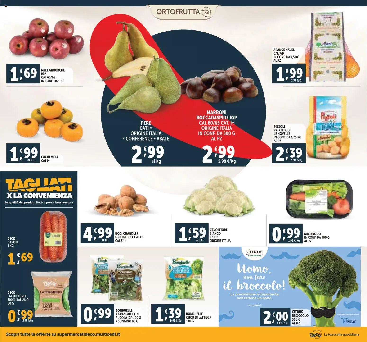 Volantino Decò del 20.11.2025 | Pagina: 6 | Prodotti: Mele, Patate, Cachi, Lattuga