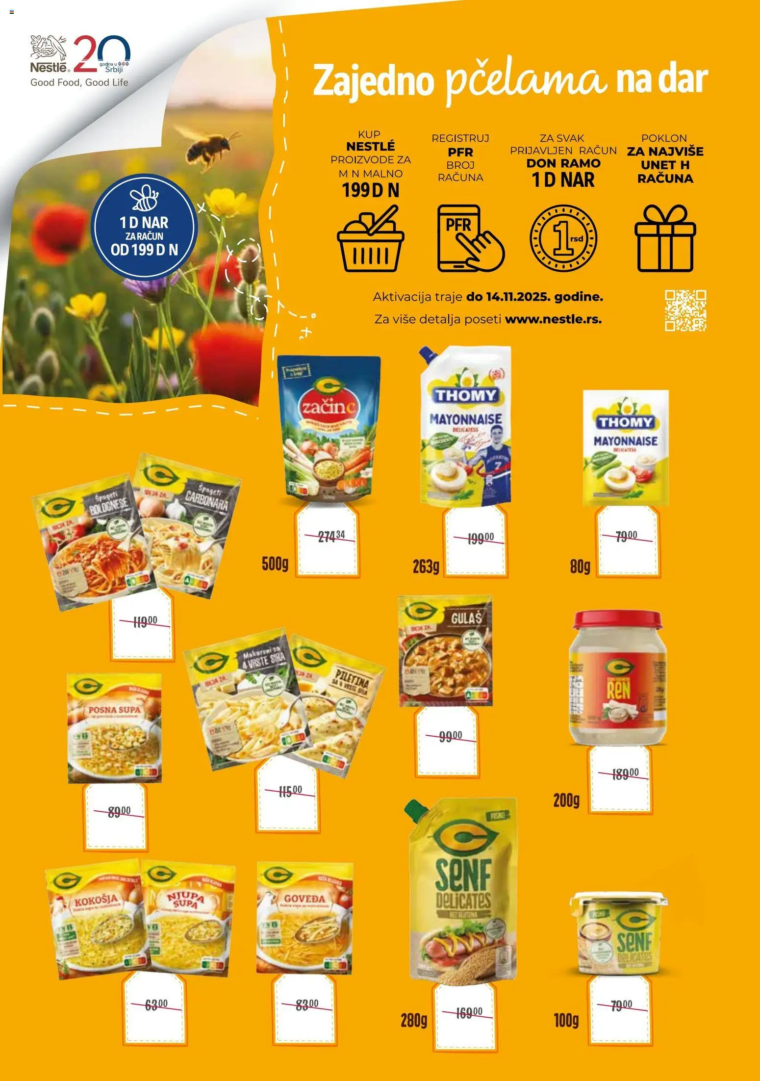 Senta Promet katalog - važi od 05.11.2025 | Strana: 3 | Proizvode: Senf, Špageti, Piletina