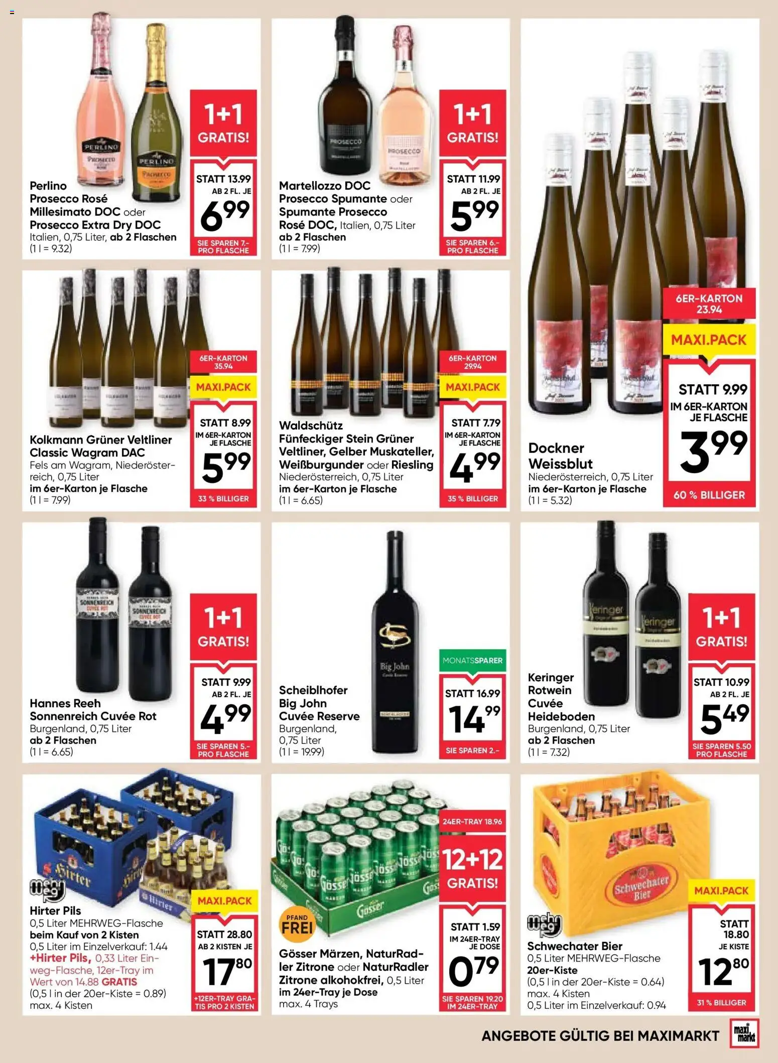 Maximarkt Haid, Linz gültig ab 06.11.2025 | Seite: 15 | Produkte: Zitrone, Bier