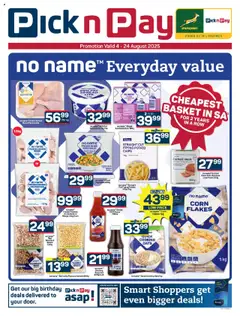 Preview of Pick n Pay specials valid from 04.08.2025