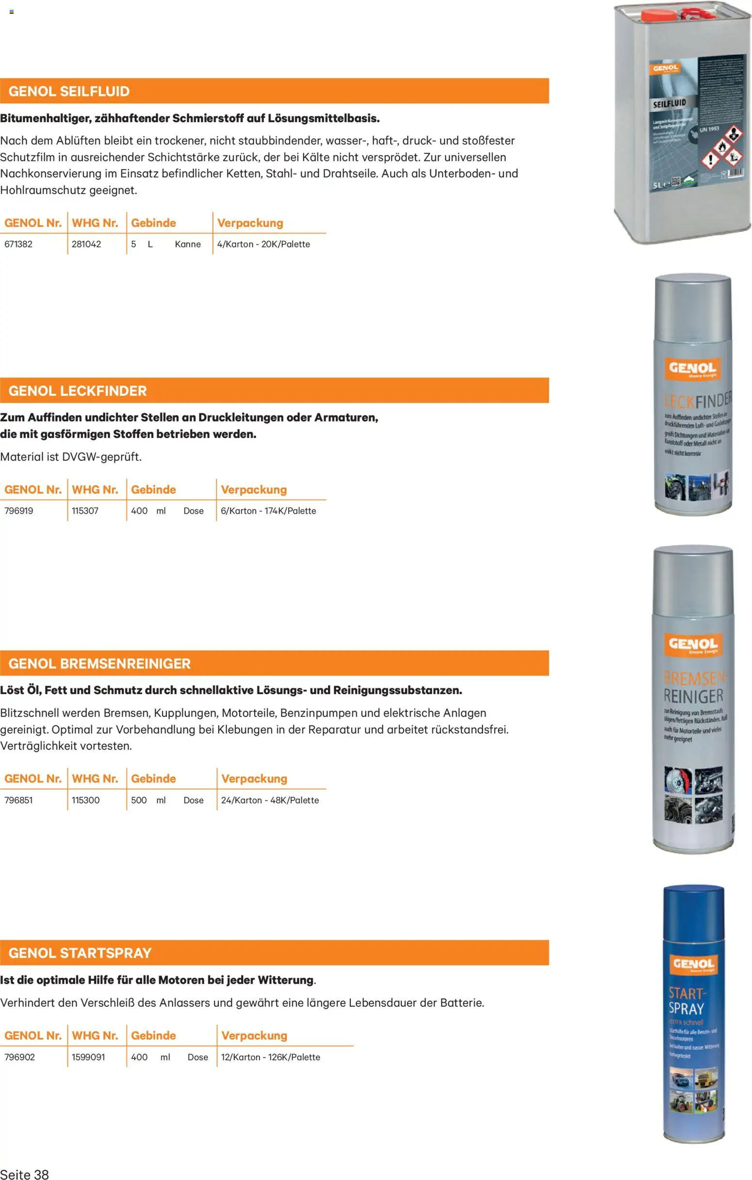 Lagerhaus Genol - Produkt- übersicht gültig ab 03.12.2025 | Seite: 38