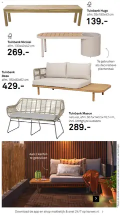 KARWEI - Buitenleven special - Voorbeeld van een folder van KARWEI, geldig van 03.03.2025 | Pagina: 42 | Producten: Kussens