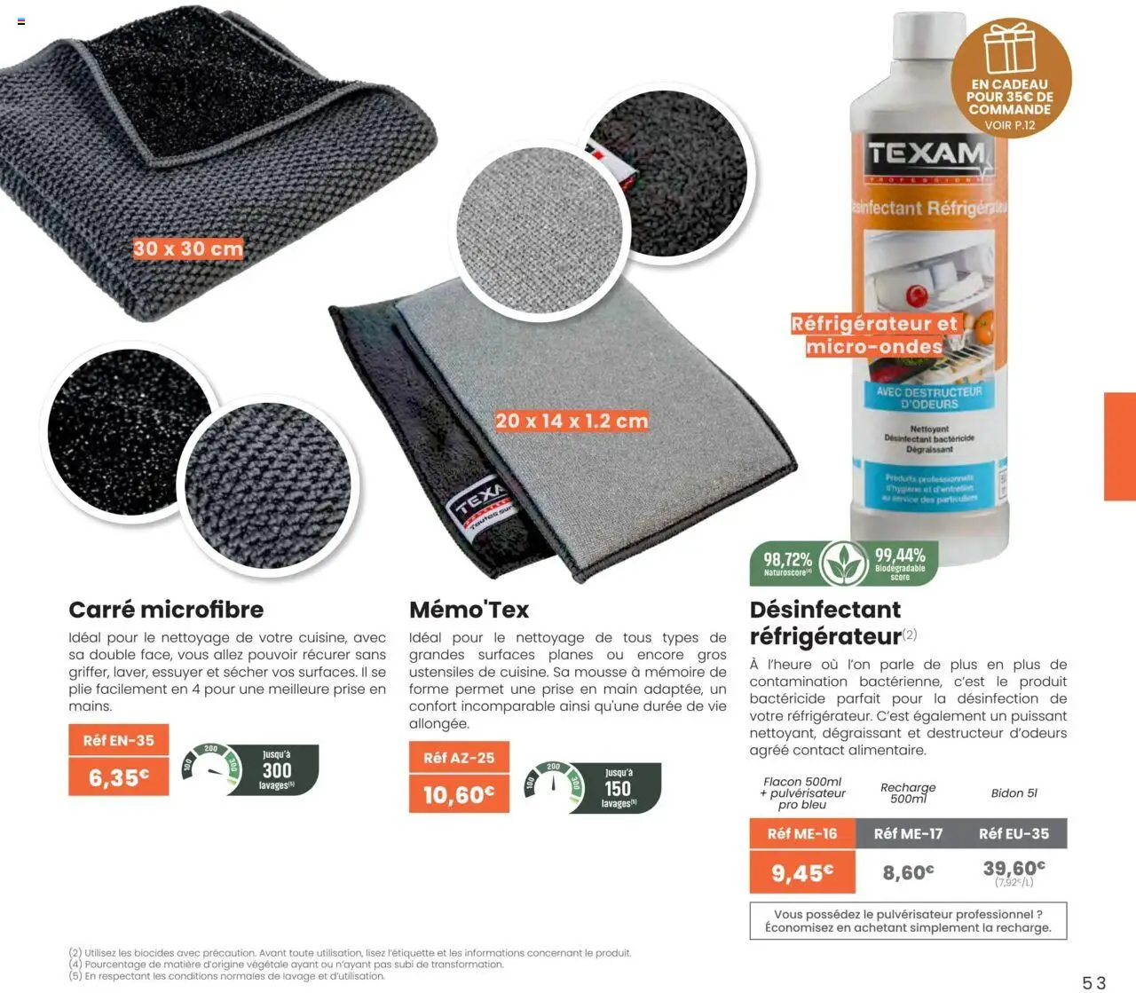  | Page: 53 | Produits: Réfrigérateur, Mousse, Prise