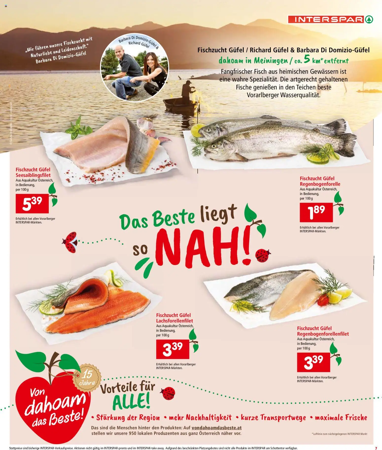 Interspar Flugblatt - Vorarlberg gültig ab 30.10.2025 | Seite: 7 | Produkte: Fisch
