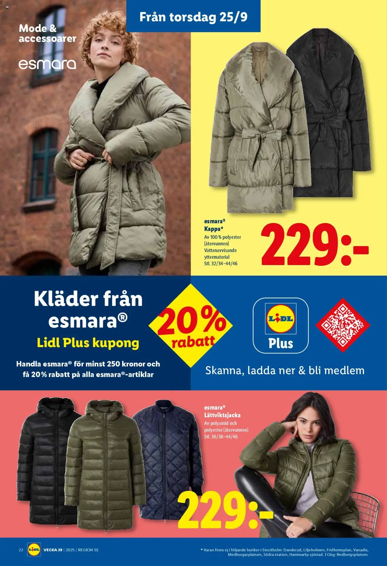 Lidl reklamblad aktuell från 22.09.2025 | Sida: 25 | Produkter: Kläder
