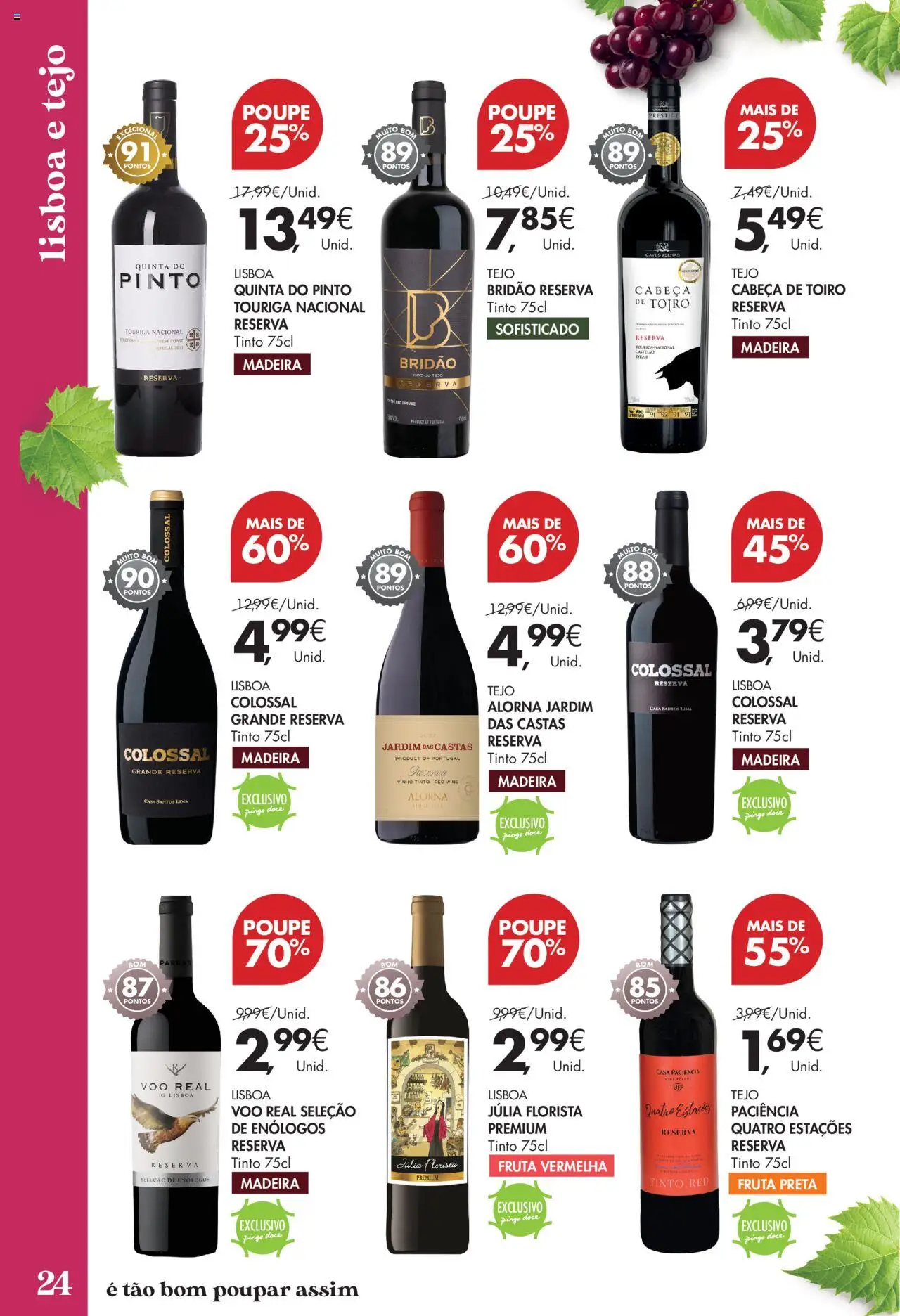 Pingo Doce - Vinhos e Sabores de Portugal Grandes │ válido de 09.09.2025 | Página: 24 | Produtos: Vinho