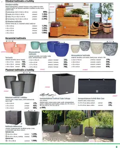 Náhled letáku Bauhaus katalog Zahradní centrum od 06.03.2026 | Strana: 9 | Produkty: Květináče, Samozavlažovací truhlík, Květináč, Cottage