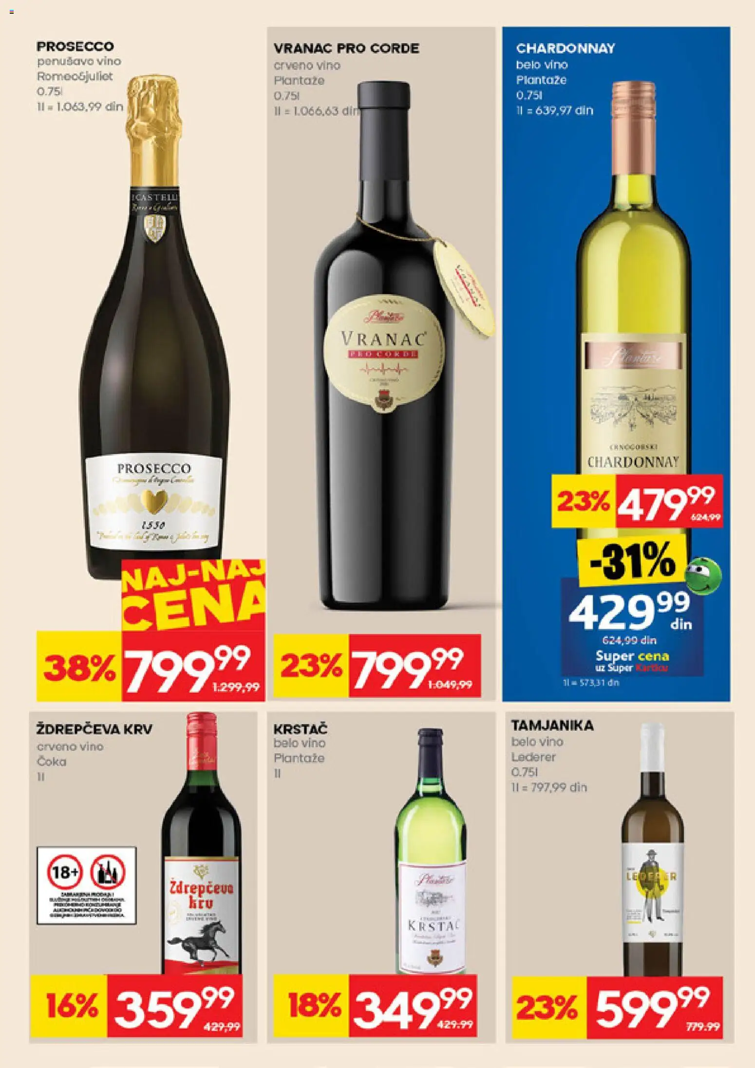 Roda katalog - važi od 26.03.2026 | Strana: 25 | Proizvode: Chardonnay, Crveno vino, Belo vino, Vino